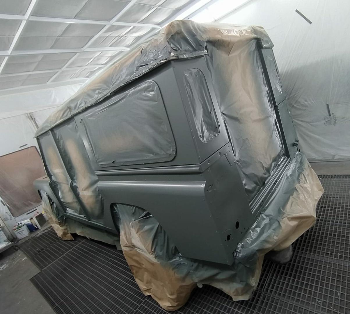 Peinture complet Land Rover Defender